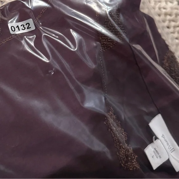 J. Jill Pure Jill Cotton Deep Purple Valley Florals Embroidered Blouse (L) - Picture 8 of 9